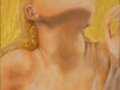 Rinascita nella gioia - 2008, olio su tela, 40x120