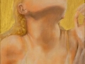 Rinascita nella gioia - 2008, olio su tela, 40x120