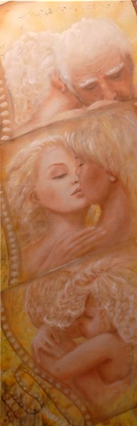 Un amore infinito, olio su tela, 2009, 40x120