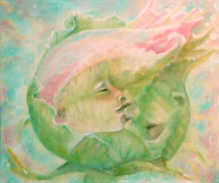 Fusione alchemica,olio su tela,2010,60x50