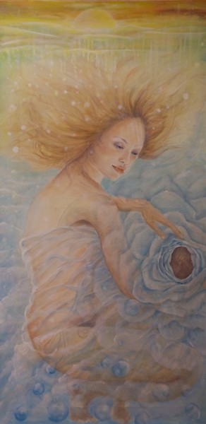 MADRE LUCE ACQUA, olio su tela, 2012, 60x120