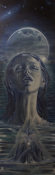 MADRE TERRA ACQUA-2011-olio su tela-40x120