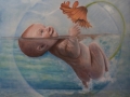 LUCE, olio su tela, 2011, 70x70