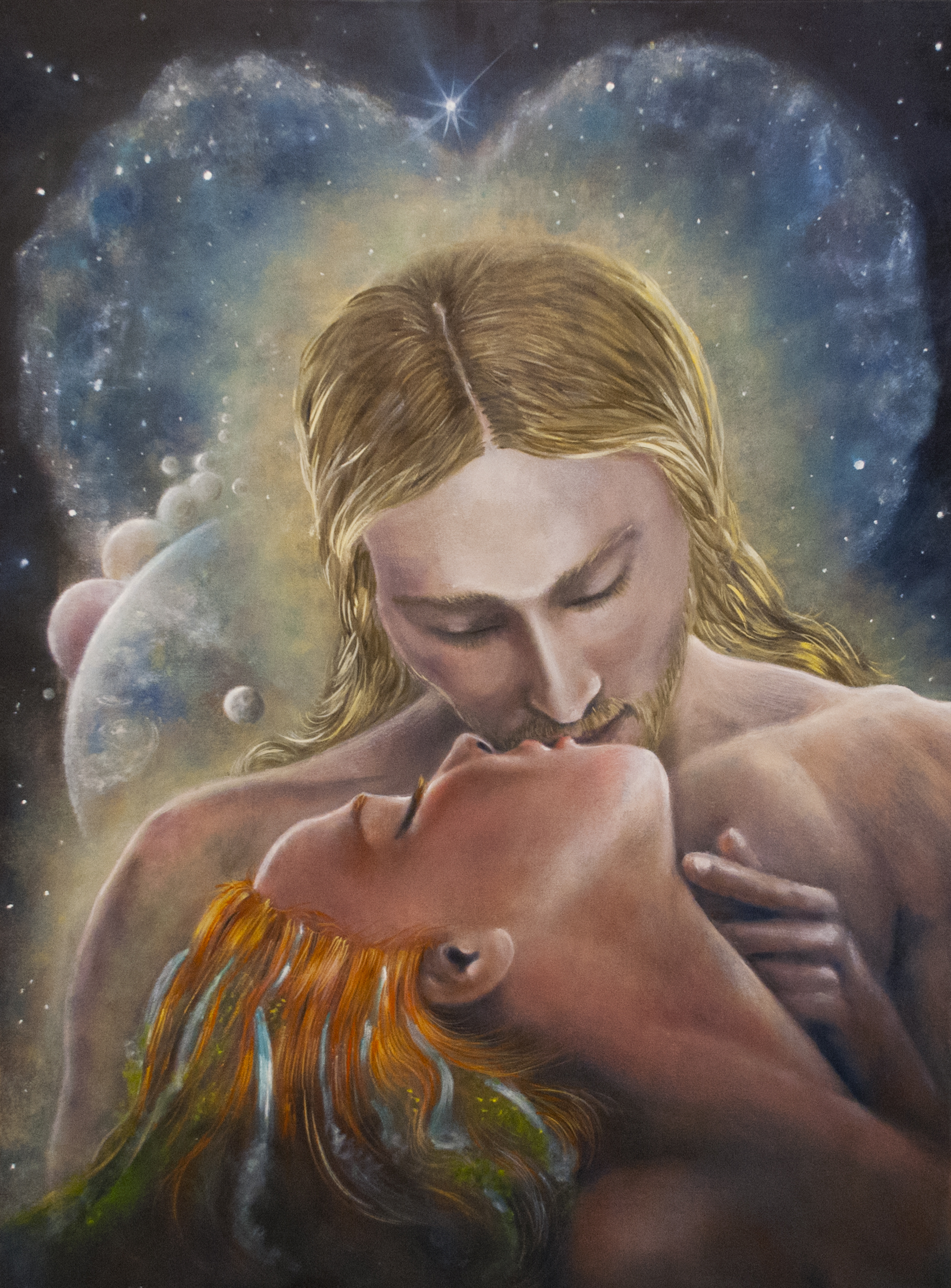 La Sacra Coppia -olio su tela-40×60-2016