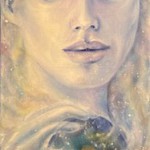 Guardiano dell'Etere- 30x100-olio su tela