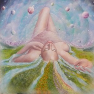 Elemento Terra--80x80-olio su tela-2019